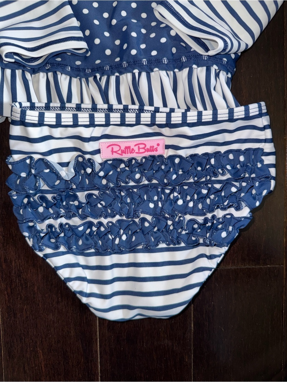 Girls Ruffle Butts swimsuit - Picture 3 of 4